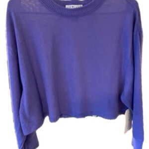Eye Candy Purple Crew Neck Sweater